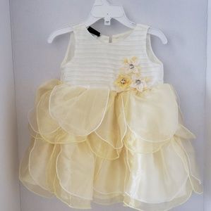 Holiday edition gold dress